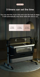 Детская спальная кровать, электрическая колыбель, кровать-качалка, совместный сон для новорожденных, детская прикроватная кровать, спальная колыбелька