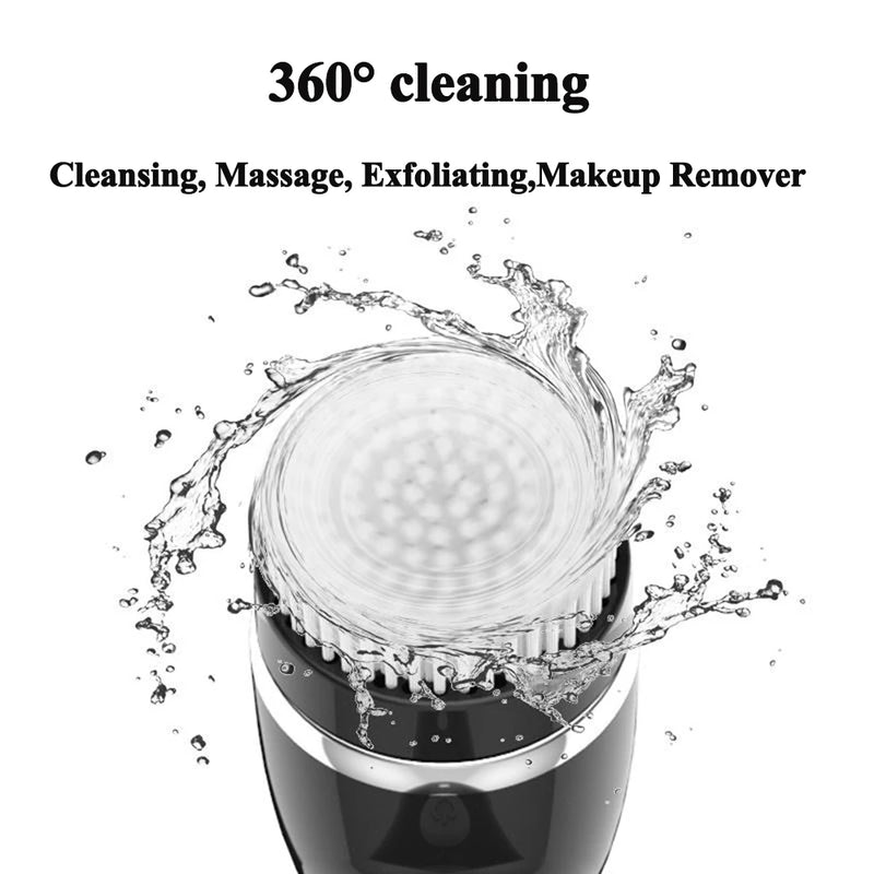 Cepillo de limpieza Facial eléctrico 4 en 1 para mujer, 100% de lavado seguro, IPX6, aparato de limpieza Facial eléctrico para mujer, cuidado de la piel Nu