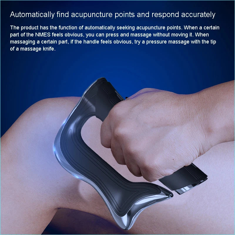 Electric Scraping Fascia Knife Electric Muscle Stimulation Massage Muscle Relaxation Muscle Pain Rehabilitation
