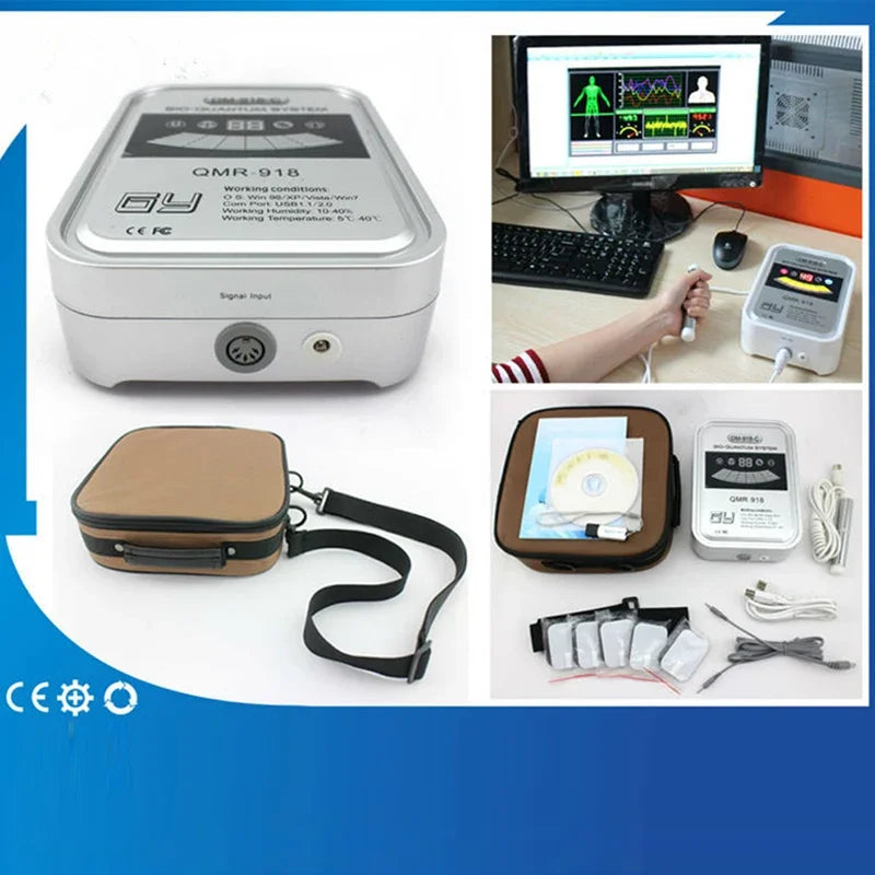 QMR-918 Health Quantum Analyzer ריבוי שפות בריאות תת אבחון מבחן ביו-אימפדנס מכונה האחרונה של סריקת גוף מלא