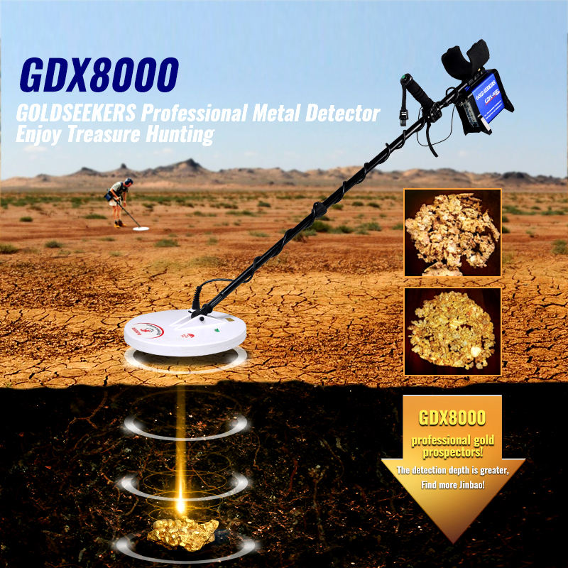 Gold Detect Machine GDX-8000 Gold Underground Metal Detector Gold Finder Special Archaeological