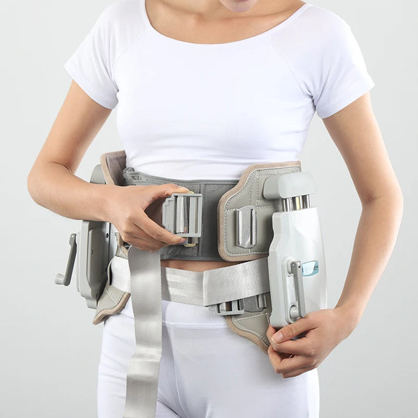 FDA ländryggsdekompressionsenhet Hui-Li Wang-bälte i utrymmet mellan midjaskålen Enastående hemtraktorsäng massageapparat