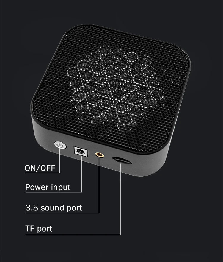 Mini alto-falante direcional de mesa Bluetooth de alta diretividade