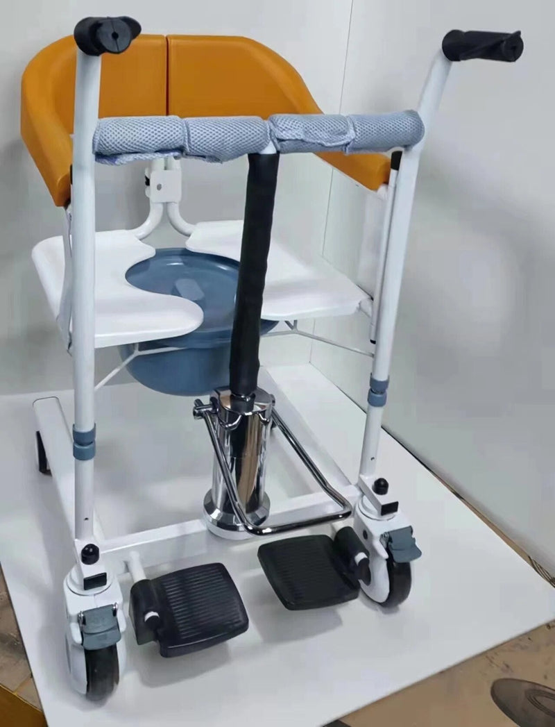 Home Care Transfer Chair Height Adjustable for Elderly People with inconvenience