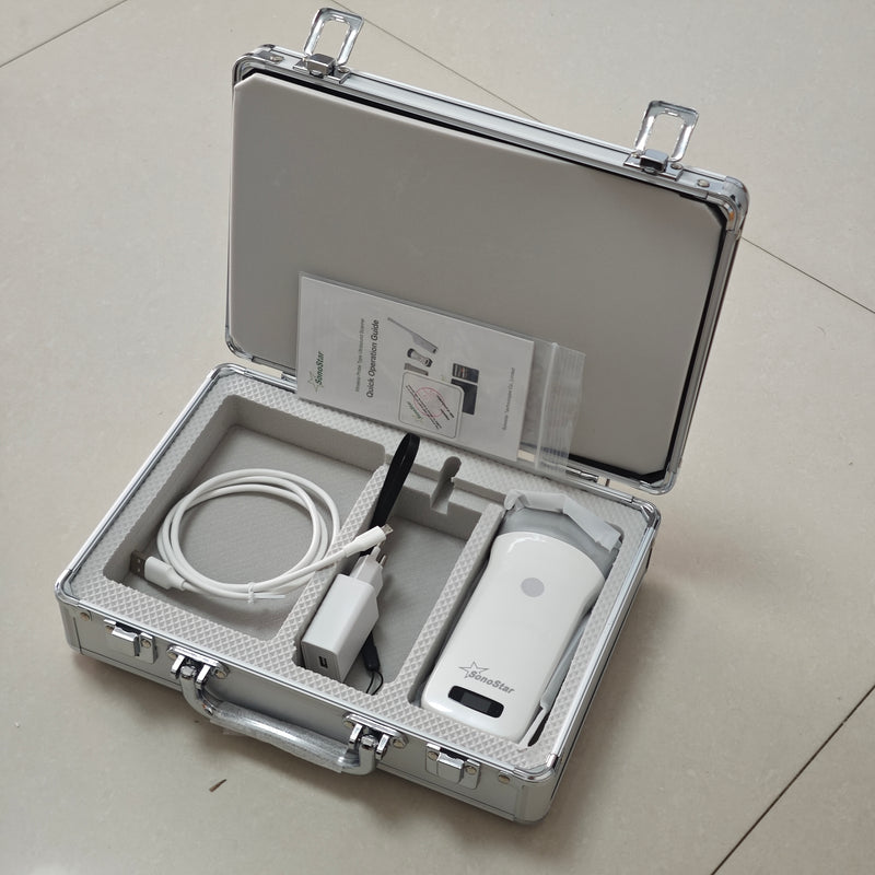 Scanner portatif sans fil à ultrasons sans fil sonde linéaire