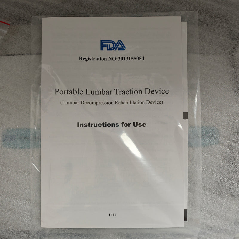 Lumbal dekompressionsanordning Bälte Traktor Lumbal Disc Traction Hem Behandling av Lumbal Disc Herniation