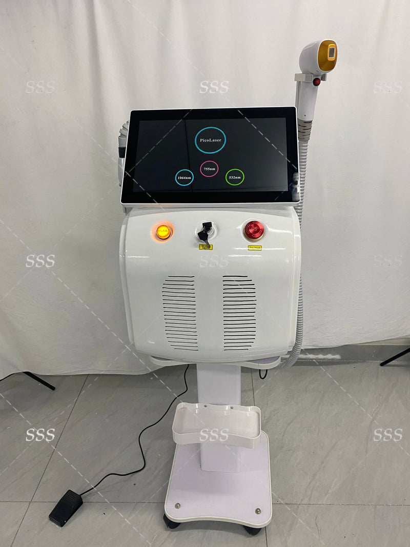 Ice Platinum Diode Hair Removal Machine Freezing Point Painless Hair Removal Whole Body 755nm 808nm 1064nm