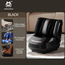 Rodillo masajeador de pies eléctrico Shiatsu, masaje de piernas y pantorrillas, presión de aire, compresa caliente envuelta completa, regalo de relajación