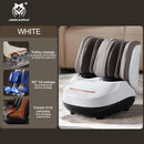 Rodillo masajeador de pies eléctrico Shiatsu, masaje de piernas y pantorrillas, presión de aire, compresa caliente envuelta completa, regalo de relajación