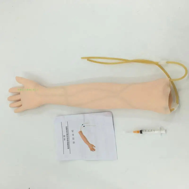 Naturalnej wielkości anatomiczna upuszczanie krwi praktyka nakłucia anatomia ramienia praktyka zastrzyków symulator medyczny zestaw szkoleniowy dla pielęgniarki