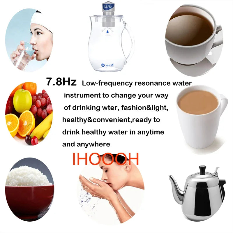 MRETOH 7.8 Hertz Molecular Resonance Water Drinking Kettle IHOOOH Patented Product Improve Sleep Promote Blood Circulation 2.5L