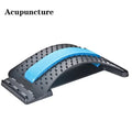 Multi-Level Adjustable Back Massager Stretcher Waist Neck Fitness Lumbar Cervical Spine Support Pain Relief