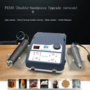 Micromotor-apparatuur Hoge rotatie 90000rpm Nail Master Jewelry Polish Machine Twee handstukken voor het polijsten van hout en steen 150W FN330