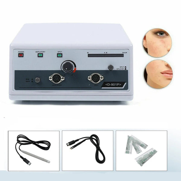 Mini 2 In 1 Bintik-bintik Usia Penghilang Rambut Efektif Kecantikan Kulit Wajah Epilator Mesin Salon Perawatan Kulit Pinset D901P