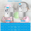 Minimáquina para hacer helado duro italiano comercial con congelador por lotes de encimera