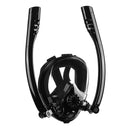 Mini tanque de buceo con máscara de snorkel, tanque de buceo pequeño portátil de 0,5 l con máscara de buceo de cara completa, kit de cilindro de buceo para snorkel