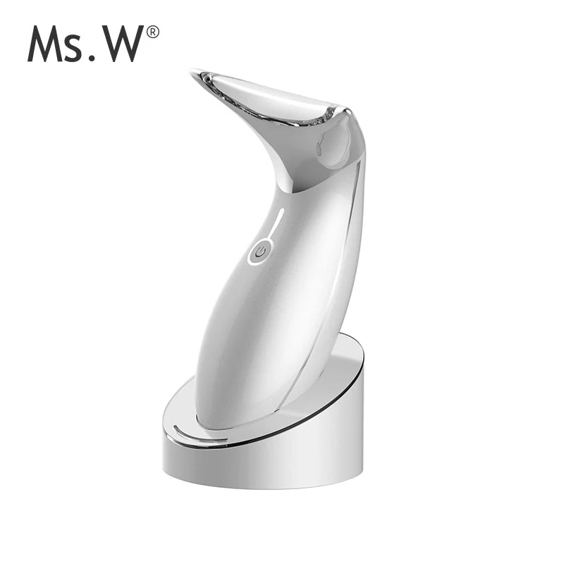 Ms.W New Home-Use 5 in 1 Skin Care Anti-aging Face & Neck Lifting Massager Beauty Tools Face Massager Free shipping