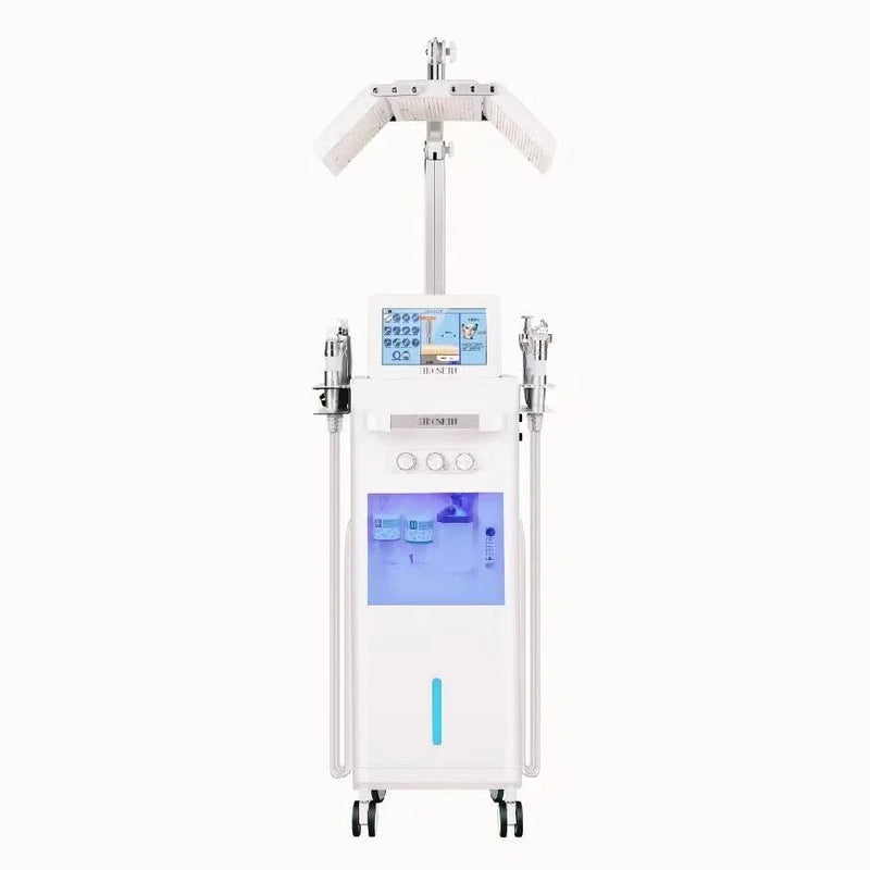 Multifuncional 14 em 1 Limpeza de poros Rejuvenescimento da pele Diamond Aqua Oxygen Jet Lifting Facial Peeling Máquina de beleza