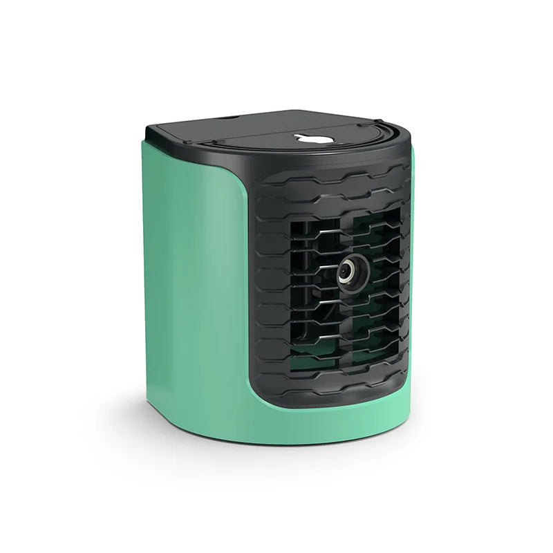 Multifunctionele ijsketel met drievoudig effect, kleine desktop-koelventilator, mini-zomerslaapzaalkoeling