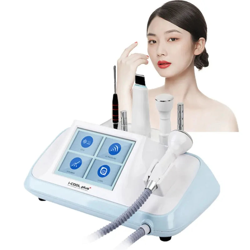 i-COOL plus+ Multifunctioneel Mesotherapie Instrument Face Lifting Anti-Aging RF Microdermabrasie Elektroporatie Rimpelverwijderingsmachine