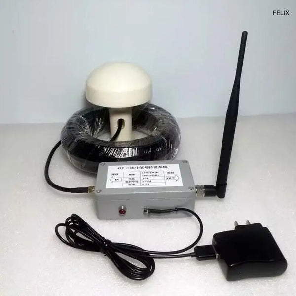 NUOVO Kit completo di trasmissione dell'amplificatore del ripetitore del segnale GPS per testa a fungo per interni con antenna di ricezione del fungo 15M