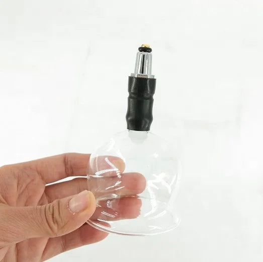 NEU Länge Mund Vakuum Glas Schröpfgerät Hijama Tassen Schönheit Glas Schröpfen 14 Stück Set