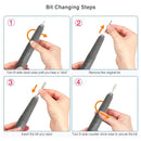 Nagelboor 50000rpm Podologie Micromotor Elektronische nagelvijl Boormachines voor acrylnagels Gelnagels Manicure Pedicure Gereedschap G800 XM