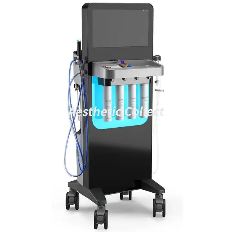 Neswest professionnel H2O2 Hydro Aqua Peel Oxygan Jet visage Hydro diamant lueur Micro dermabrassion Machine faciale