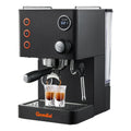 Gemilai CRM3007L Luxus 2 in 1 mit Milchaufschäumer Kleine professionelle Latte Cappuccino Espressomaschine