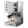 Gemilai CRM3007L Lyx 2 i 1 med mjölkskummare Liten professionell latte cappuccino espressomaskin