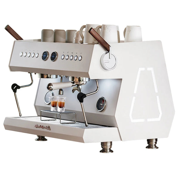 New Gemilai CRM3211 Luxury Branded 3 In 1 Commercial Professional 2 Group Semi Automatic Espresso Coffee Machine For Shops