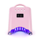 New Product 2023 Nail Supply Love This Diamond Shining Cordless Nail Dryer Machine Portable 78W UV led Nail lamp