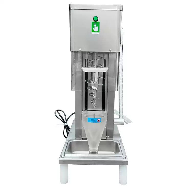 110V 220V Stainless Steel Swirl Drill Yogurt Real Fruits Ice Cream Blender Mixer Frozen Fruit Swirl Drill Ice Cream Machine