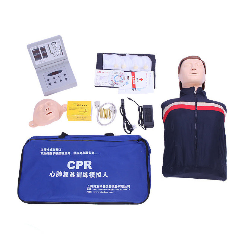 Féltestes Felnőtt CPR tréning próbabábu Professzionális ápolói tréning Manöken Oktató Modell Elsősegélynyújtó tréning Dummy