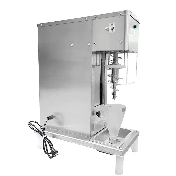 110V 220V Stainless Steel Swirl Drill Yogurt Real Fruits Ice Cream Blender Mixer Frozen Fruit Swirl Drill Ice Cream Machine