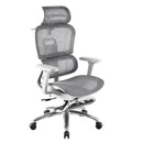 Silla ergonómica para computadora, silla giratoria, asiento de oficina, silla elevadora para juegos, 4D Alpha, con lumbares separados, malla transpirable