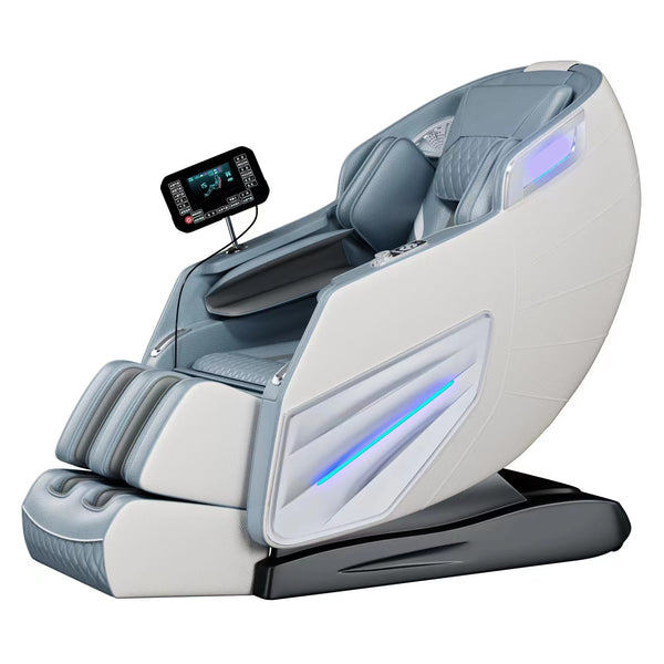SL-carril guía 4D, totalmente automático, alivio de gravedad cero, cápsula de fatiga Lumbar y trasera, sillón de masaje eléctrico de lujo