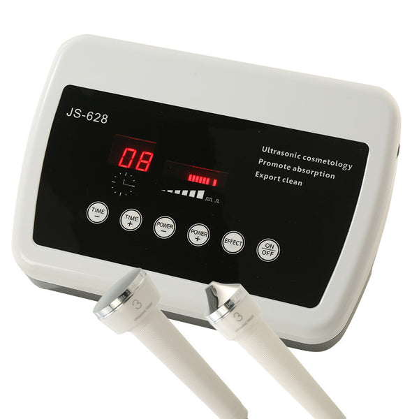 628T 2 in 1 Ultrason Makinesi Ultrasonik Yüz Cilt Bakımı Vücut Ağrı Kazık Terapi Kırışıklık Temizleme Ev Güzellik Cihazı