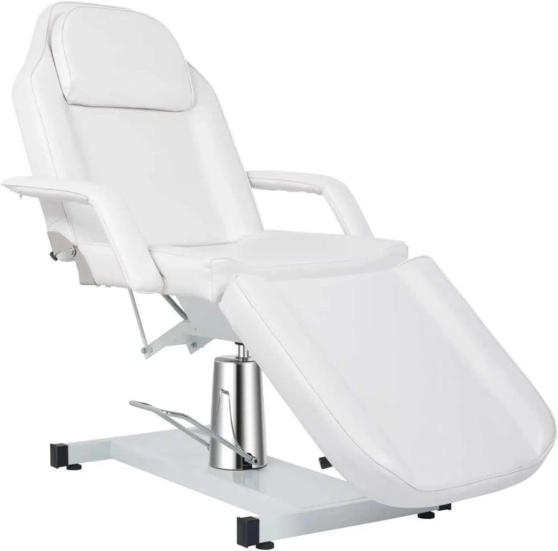 Гідравлічний масажний стіл для обличчя, багатоцільове 3-секційне крісло для татуювання, ліжко для косметолога, регульований салон краси Spa E