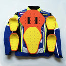 Chaquetas textiles Oxford para motocicleta Suzuki, Motocross, MTB, BMX, bicicleta, chaqueta azul para hombre con Protector