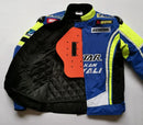 Chaquetas textiles Oxford para motocicleta Suzuki, Motocross, MTB, BMX, bicicleta, chaqueta azul para hombre con Protector