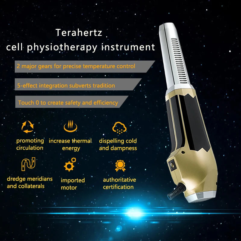 Pain Relief Hair Dryer Terahertz Cell Physiotherapy instrument Thz Blower Massage Wand Terahertz Therapy Wave Deivce