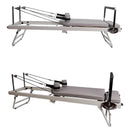 ピラティス コア ベッド フィットネス トレーナー ベージュ 無垢材 アイアン ヨガ ベッド スプリング トラクション ヨガ フィットネス ベッド