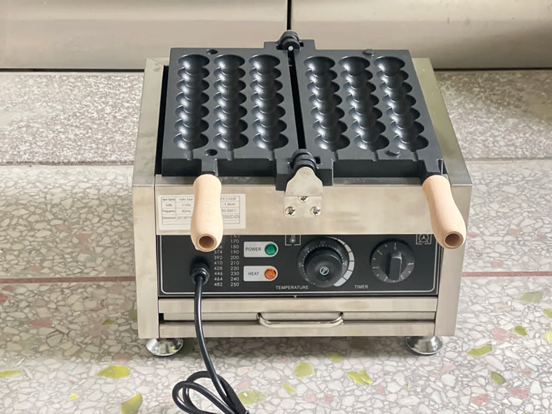 Equipo Popular para refrigerios, máquina para hacer gofres con brocheta eléctrica comercial, para parrilla Takoyaki, bola Takoyaki