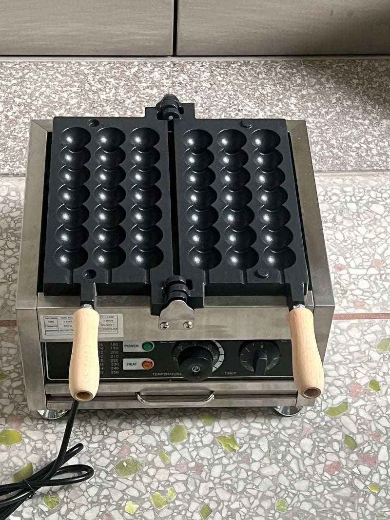 Popular equipamento de lanche takoyaki grill bola vara fabricante comercial elétrico espeto waffle maker takoyaki bola
