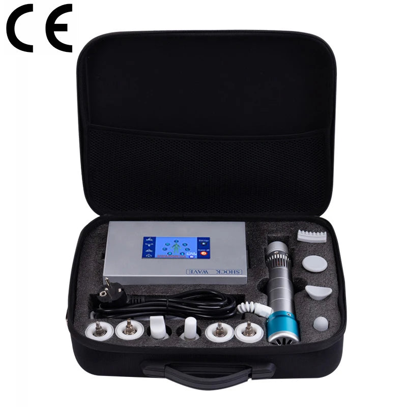 Portable Physiotherapy Shock Waves Equipment Massager Muscle Stimulator Electric Shockwave Therapy Machine Body Back Pain Relief