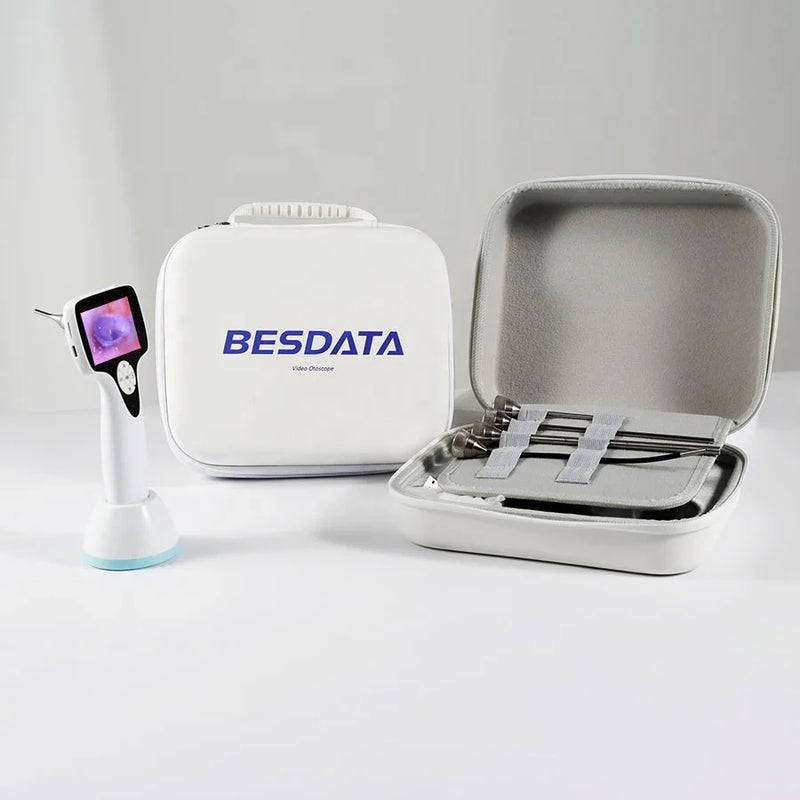 Conjunto de otoscópio digital de vídeo endoscópio médico sem fio com câmera para otoscópio de ouvido de diagnóstico