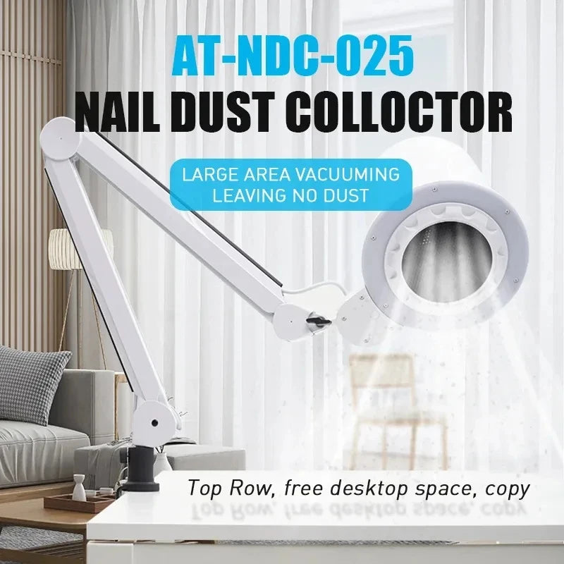 Professional 4blanc Client Oem Two-in-one Shadowless Lamp Nail Dust Collector For Nail Salon