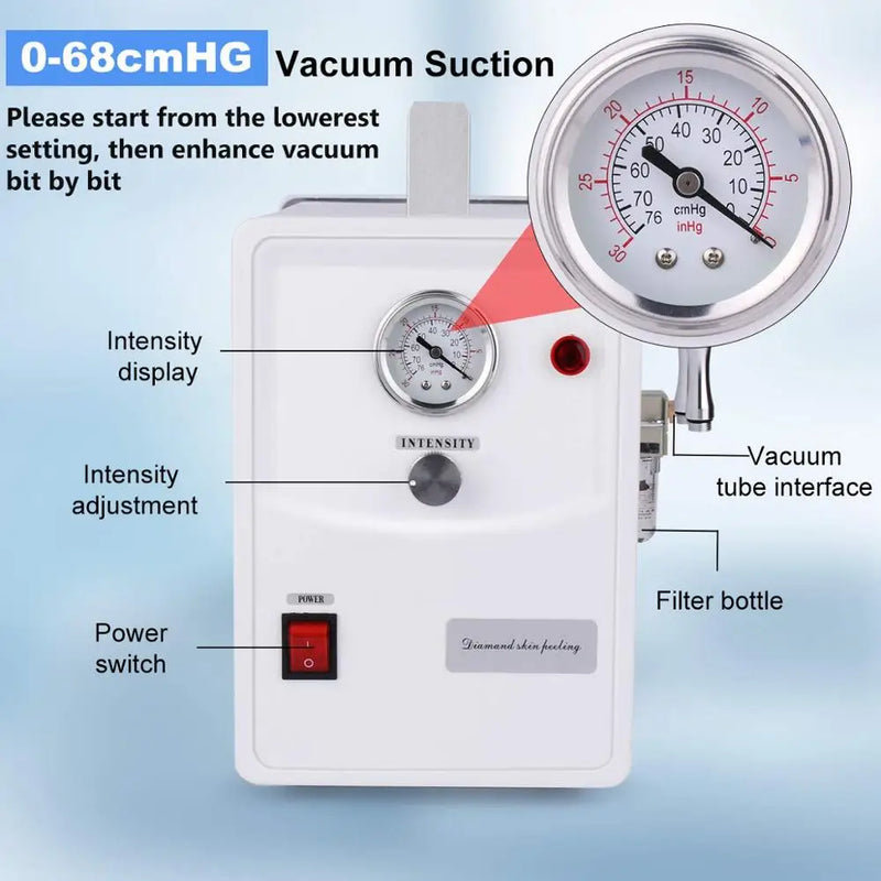 얼굴 필링 휴대용 스파 건강한 아름다운 피부 강화를위한 전문 다이아몬드 미세 박피 기계 미용 장비