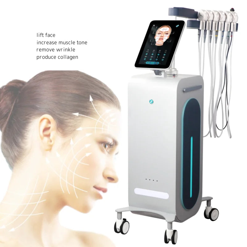Máquina de Eletroestimulação Facial Profissional Emrf Face Ems RF